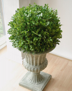 4997 883 a3 Искусственный шар самшит, горшок, 74 см, Ø 53 см, зеленый H-andreas 