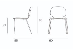 Штабелируемый стул из ясеня Blasco&Vila Halo ARCH-00109933 - Вид №16