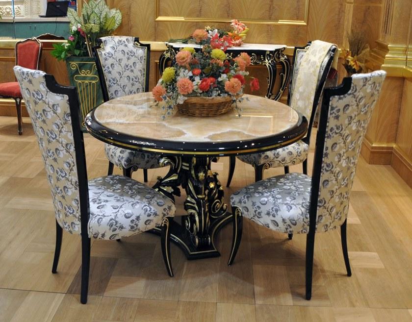 Arnaboldi Interiors Круглый стол из дерева и оникса sun-id-1368715 - Вид №2