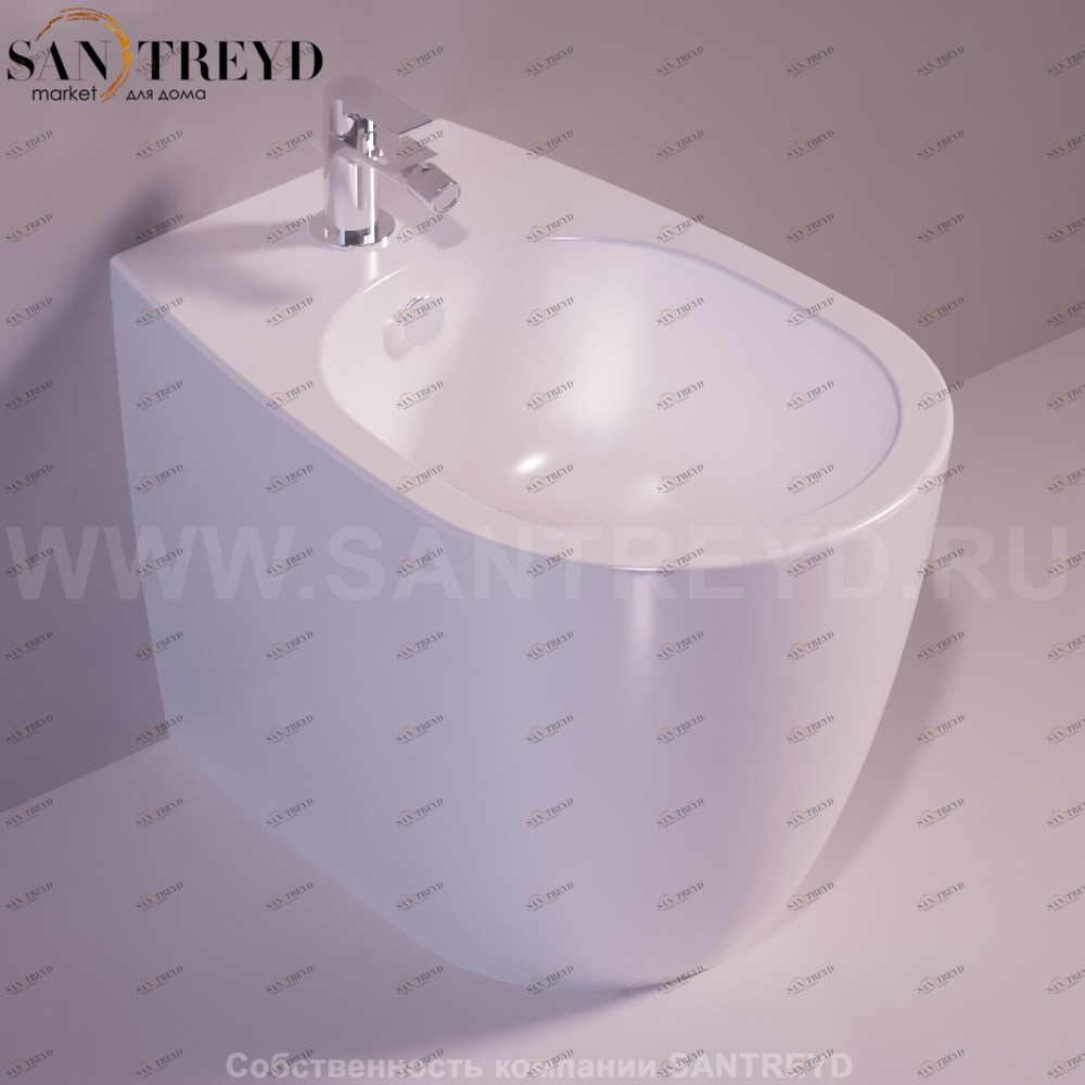 VI04BIANCO Биде напольное Vignoni Simas