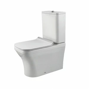 Контейнер с регулируемым выходом C / C "без ободка" Комплект с нижним левым входным отверстием для цистерны 4,5 / 3 л    Forma oval NOKEN 100274896  WHITE