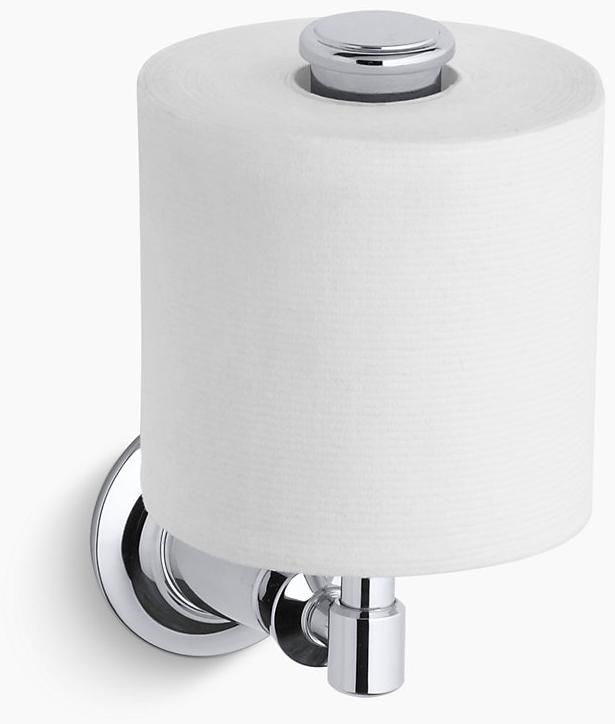 KOHLER Вертикальный держатель туалетной бумаги Archer K-11056-CP  - Вид №1