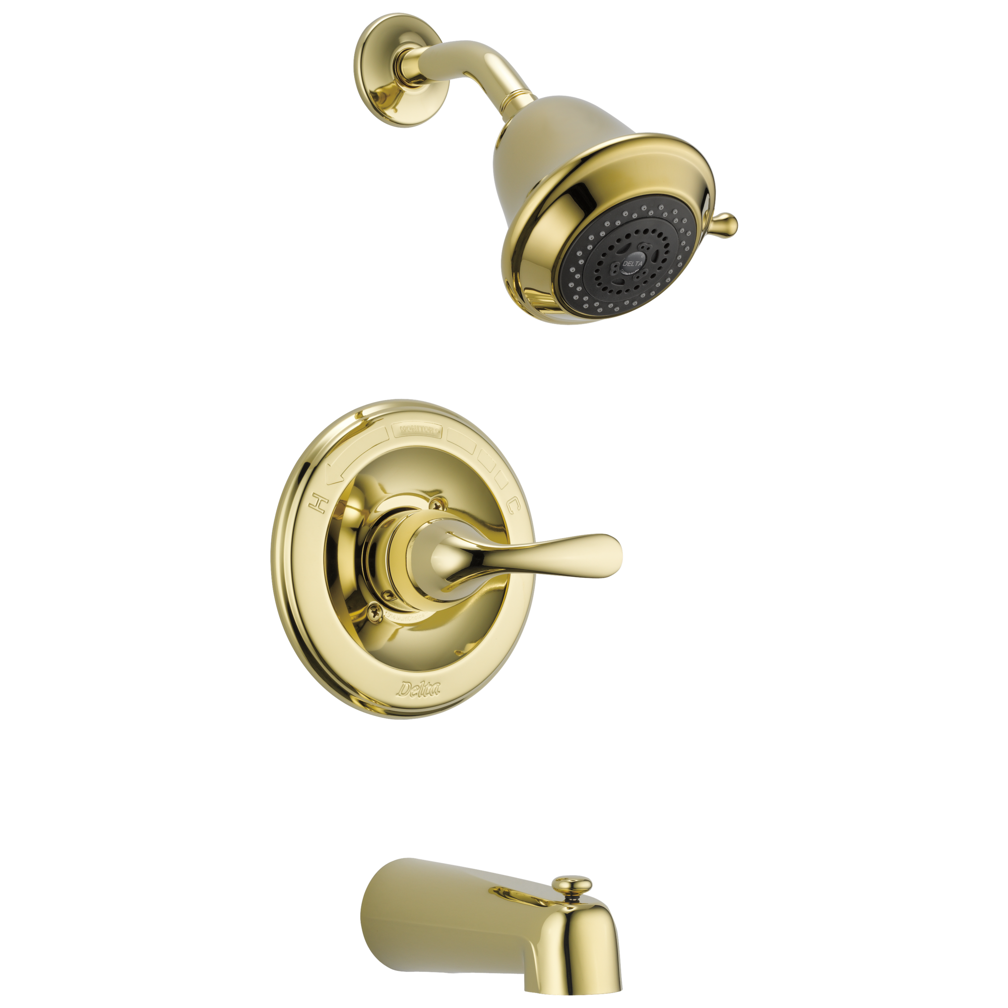 T13420-PBSHCCER Панель Monitor® 13 Series для ванны и душа Delta Faucet Classic Полированная латунь