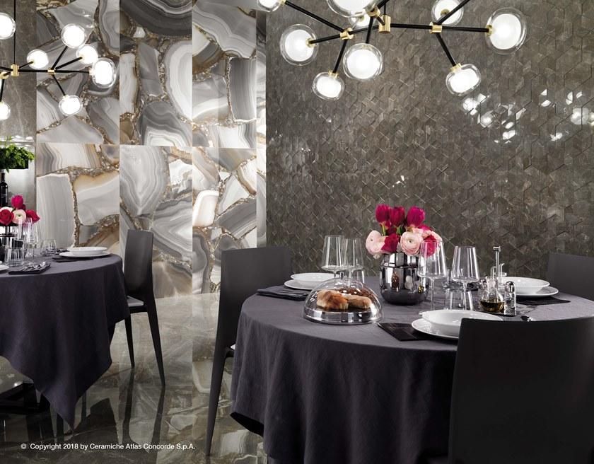 Atlas Concorde Белая плитка для стен с эффектом мрамора Marvel edge sun-id-1389286 - Вид №30