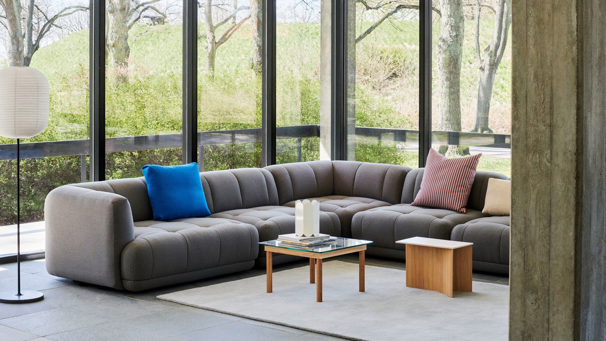 Угловой диван из ткани Hay Quilton ARCH-00018387 - Вид №1