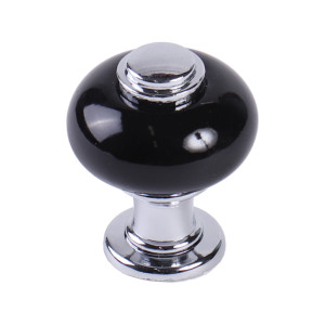 Мебельная ручка  Кноб, 36x30x30 мм, черный LJPS0150 Public Steel Россия