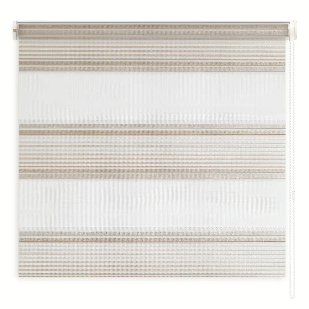 Штора рулонная день-ночь Verona 120x250 см белая 89071376 STLM-2204233 MIAMOZA