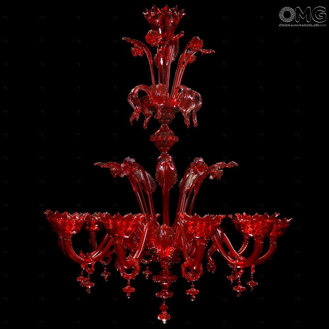 1113 ORIGINALMURANOGLASS Люстра Пламя - Классик - муранское стекло OMG  см 