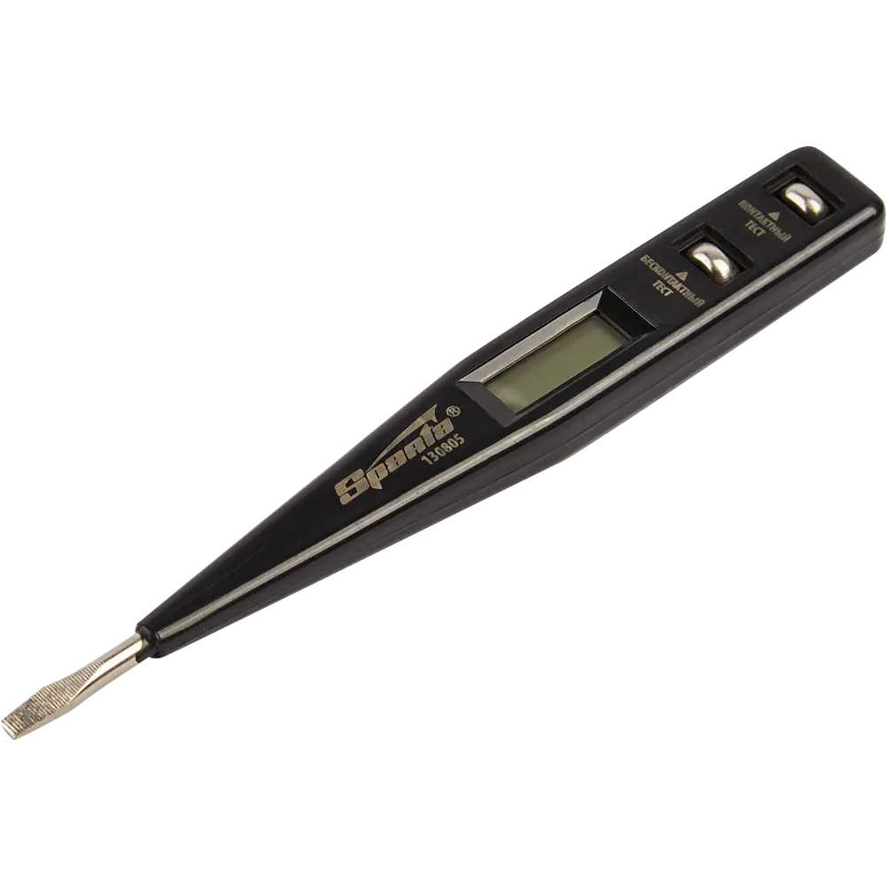 Индикаторная отвертка Sparta SL3 для безопасной работы с электропроводкой 86218425 STLM-0849108