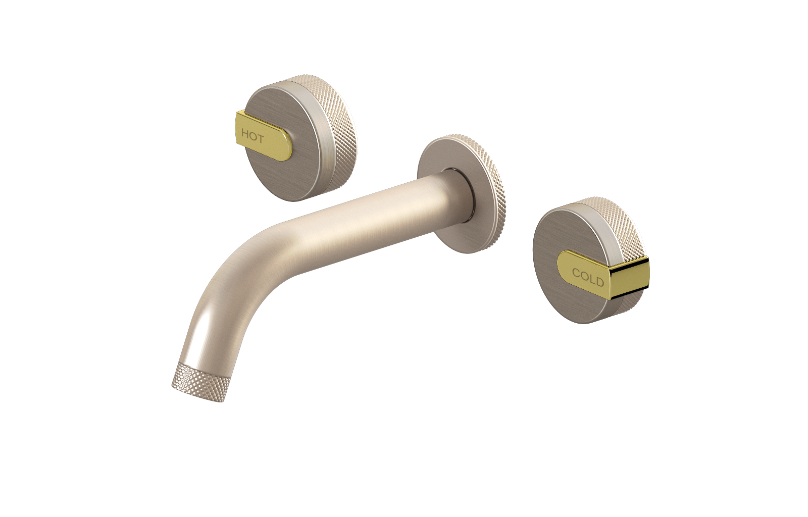 E-11530-R1BNi-L1PB-SN Смеситель для умывальника из 19,1см носикем (внешняя часть) GRAFF MOD+