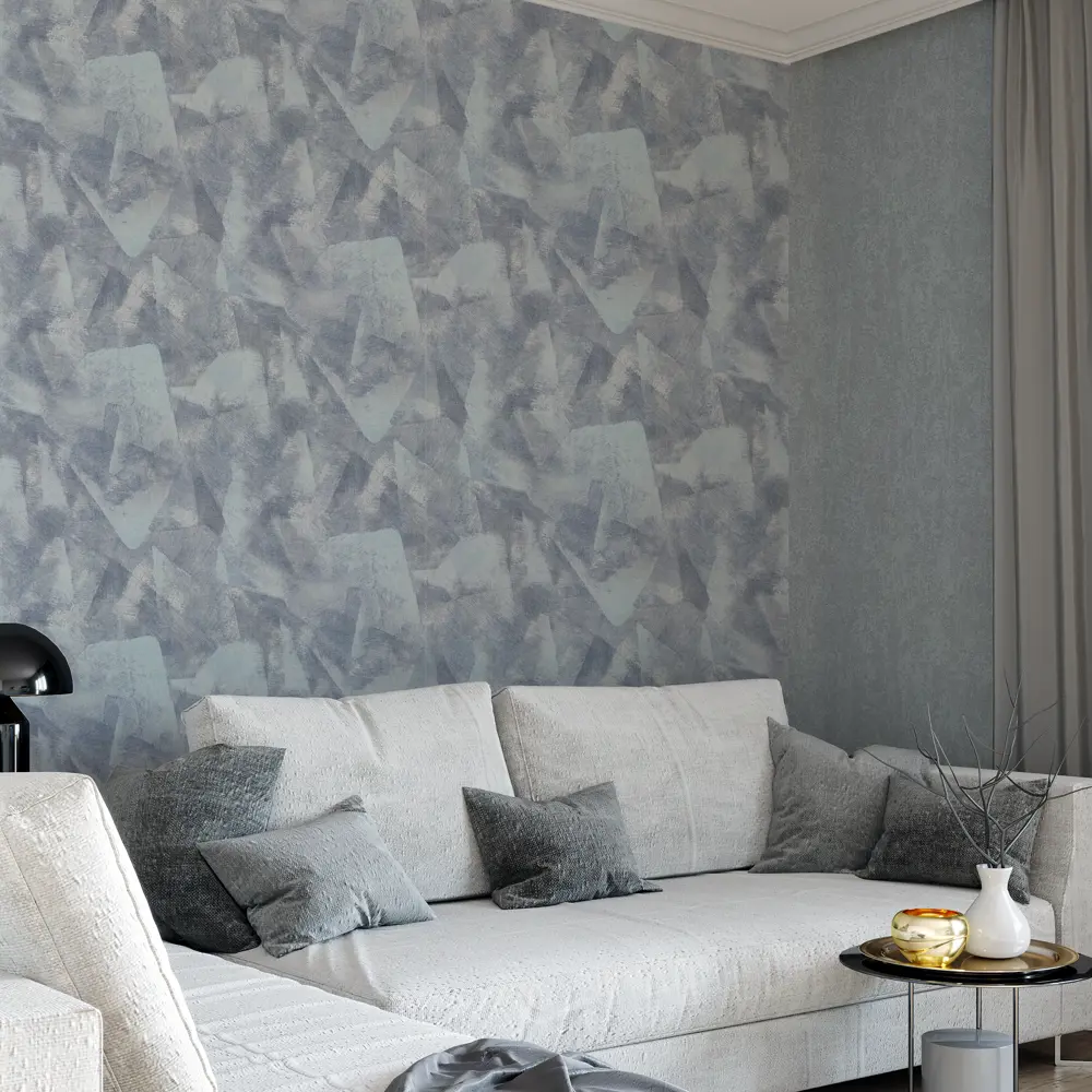 INSPIRE Флизелиновые обои Tamula синие для безупречных стен 89365217 STLM-1473279 - Вид №3