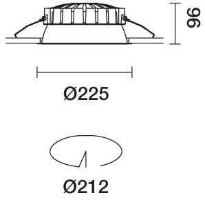 iGuzzini Встраиваемый точечный светильник из литого алюминия для подвесных потолков Easy sun-id-1424215 - Вид №3