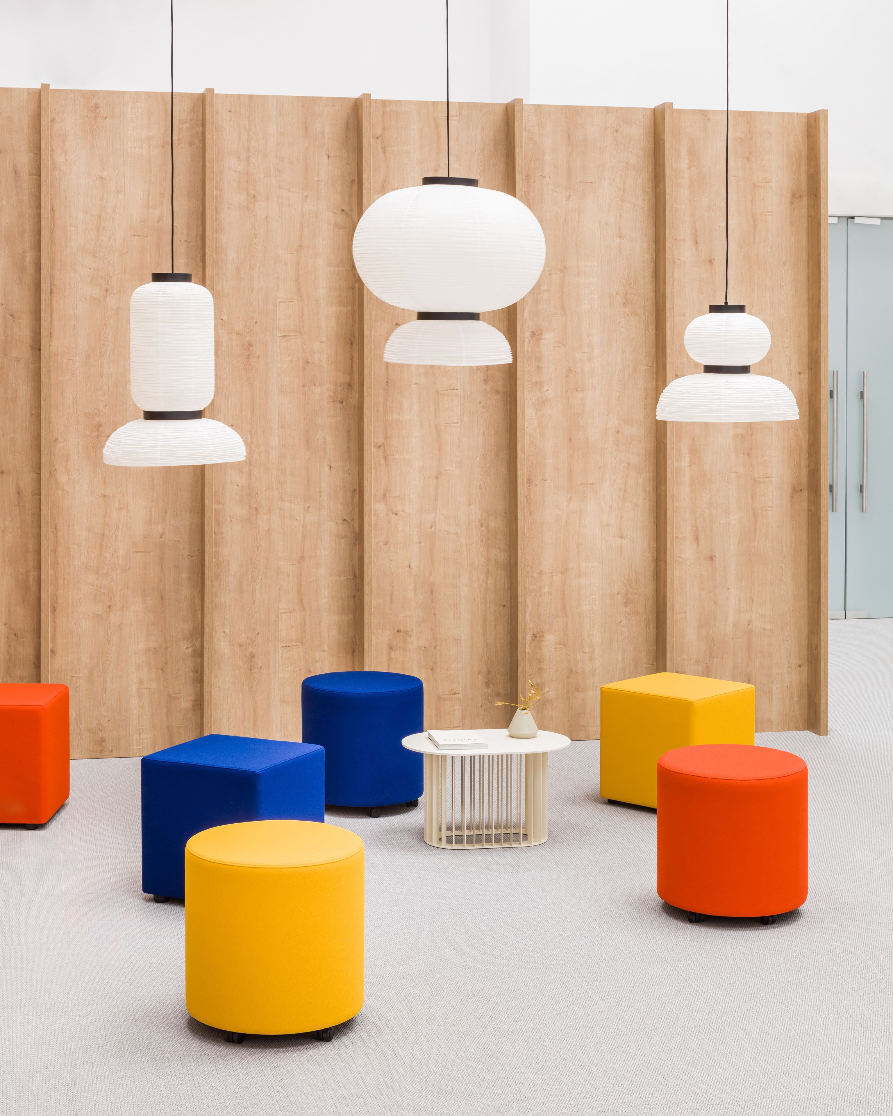 Овальный модульный пуф из ткани MDD Mix ARCH-00127707 - Вид №3