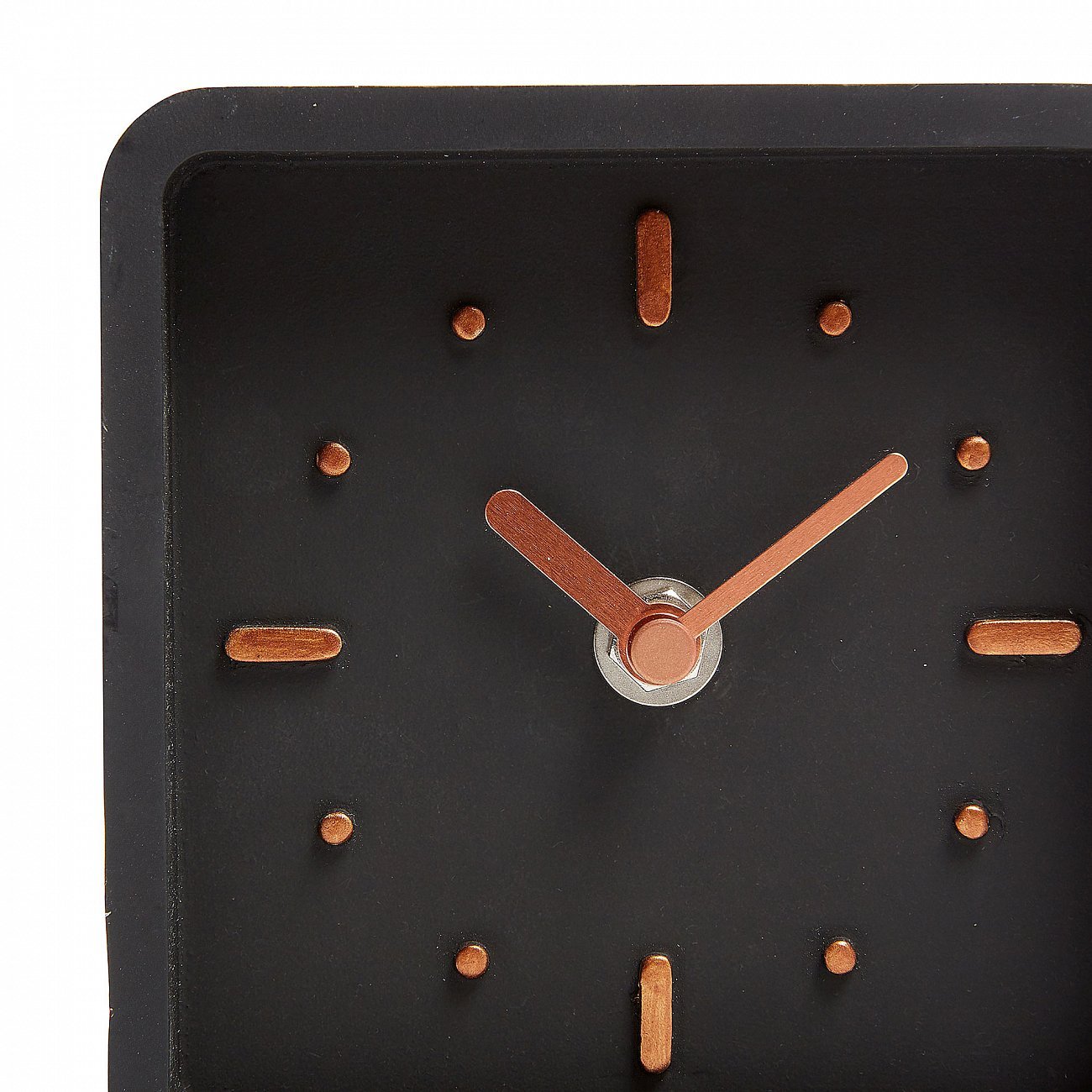 Часы настольные с ручкой квадратные черные Mercy от La Forma LA FORMA  344335 Черный  - Вид №1