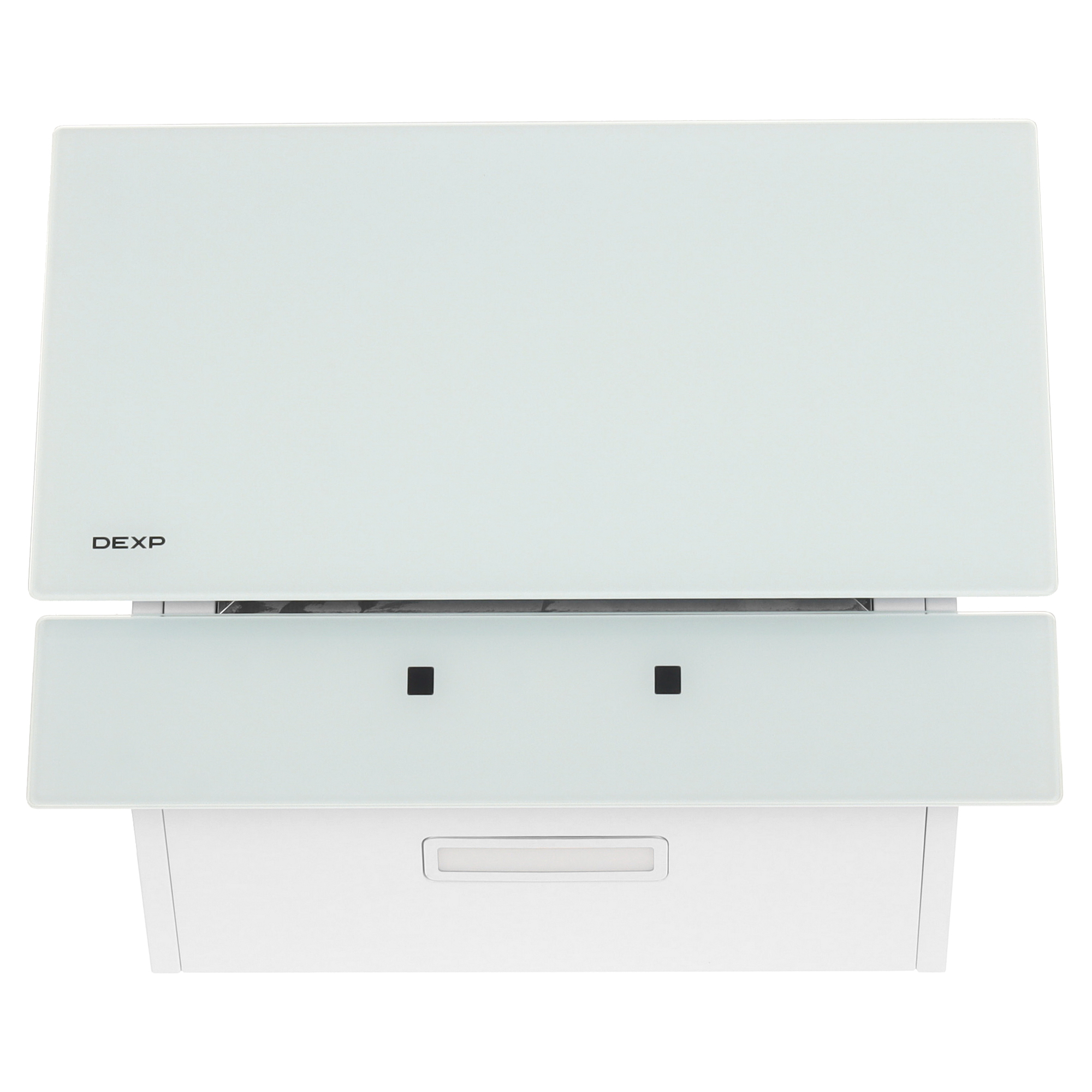 9160550 Вытяжка наклонная DEXP CH50-SVF белый/белый STDN-0105196 - Вид №1