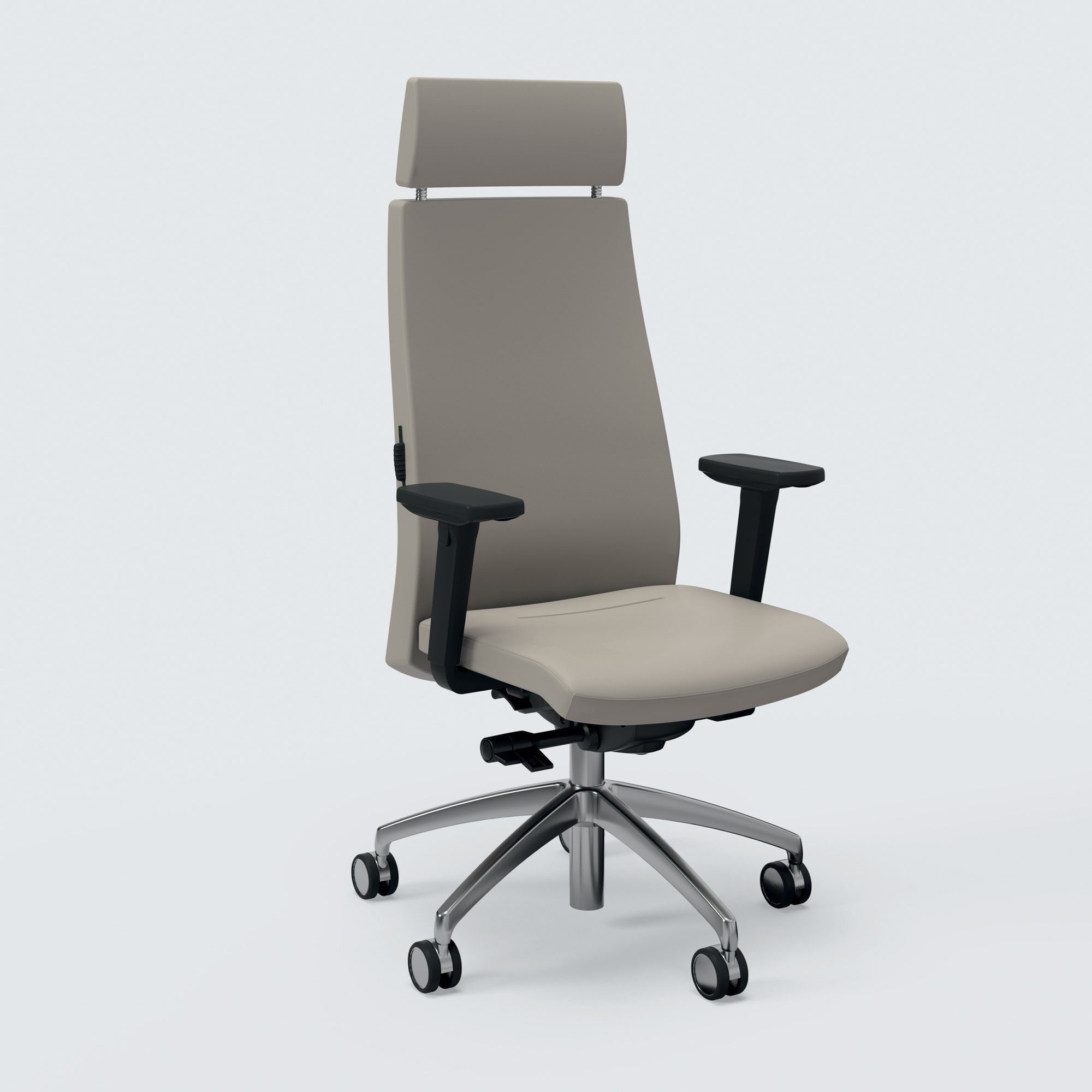 Кожаное вращающееся офисное кресло с подголовником Ares Line Trendy ARCH-00054457 - Вид №8