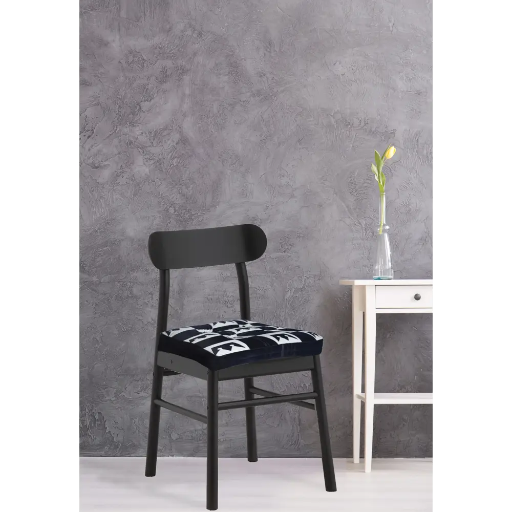 Подушка на стул King 40х40 см цвет черно-белый 86473854 STLM-2136448 SEASONS  - Вид №3