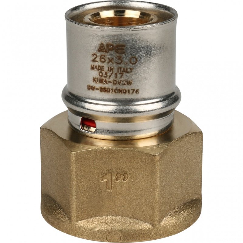 Муфта переходная STOUT 26х1" ВР под пресс SFP0002000126 - Вид №2