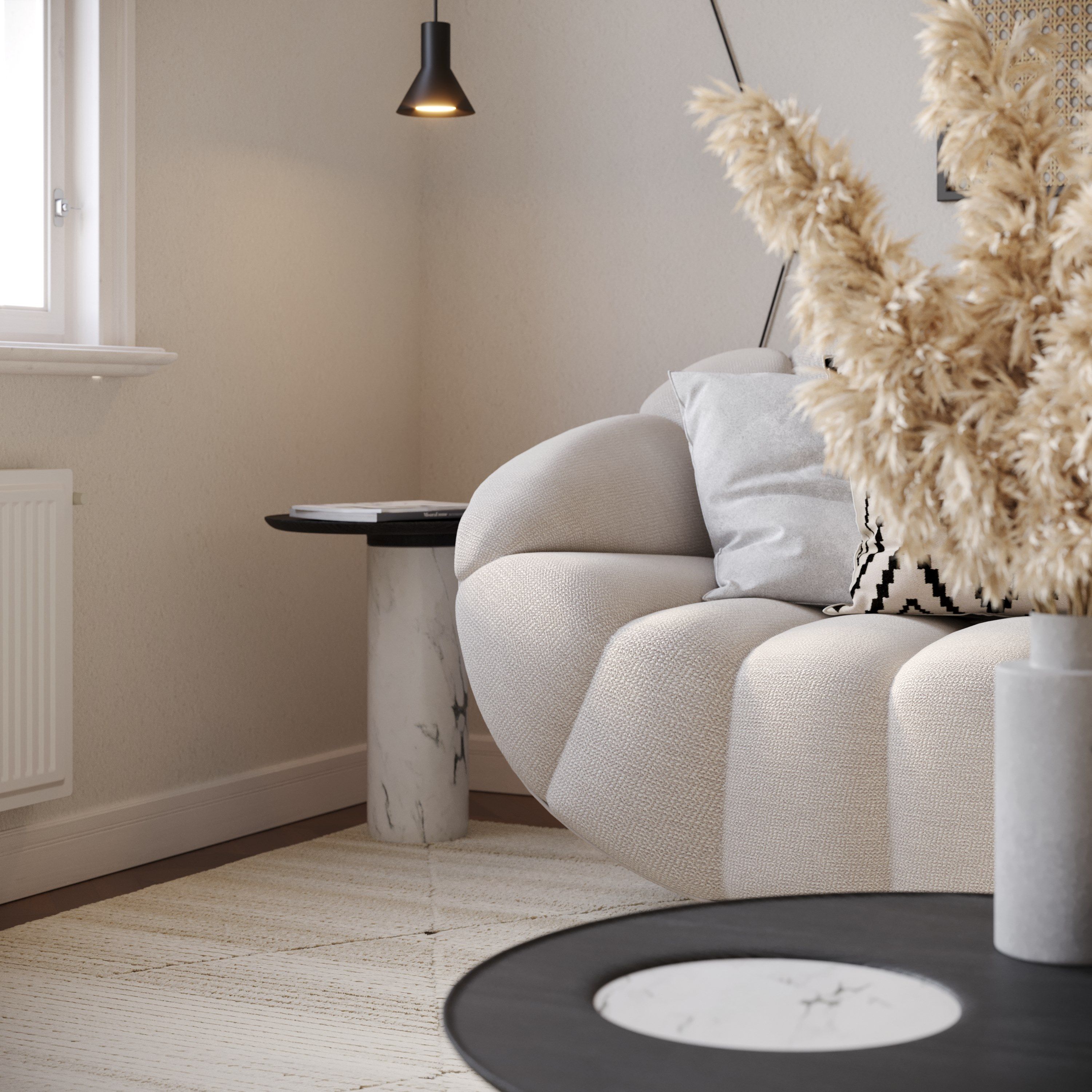 3-местный тканевый диван Wewood RABELO ARCH-00074743 - Вид №5