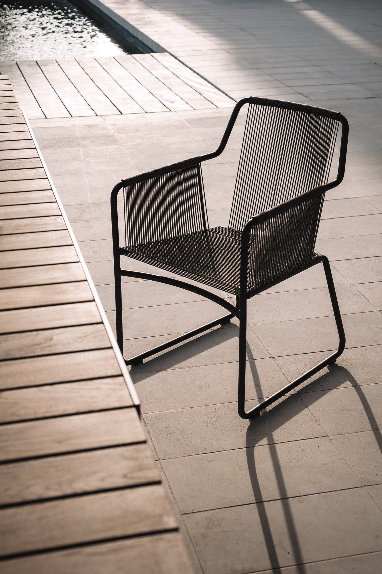 Веревочный стул для сада с подлокотниками RODA Harp ARCH-00102244 - Вид №17