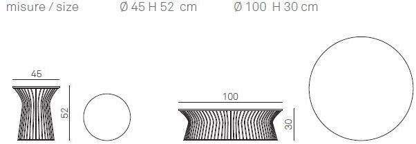 Gruppo Tomasella Журнальный столик из HPL для гостиной Brigitte sun-id-1494754 - Вид №1