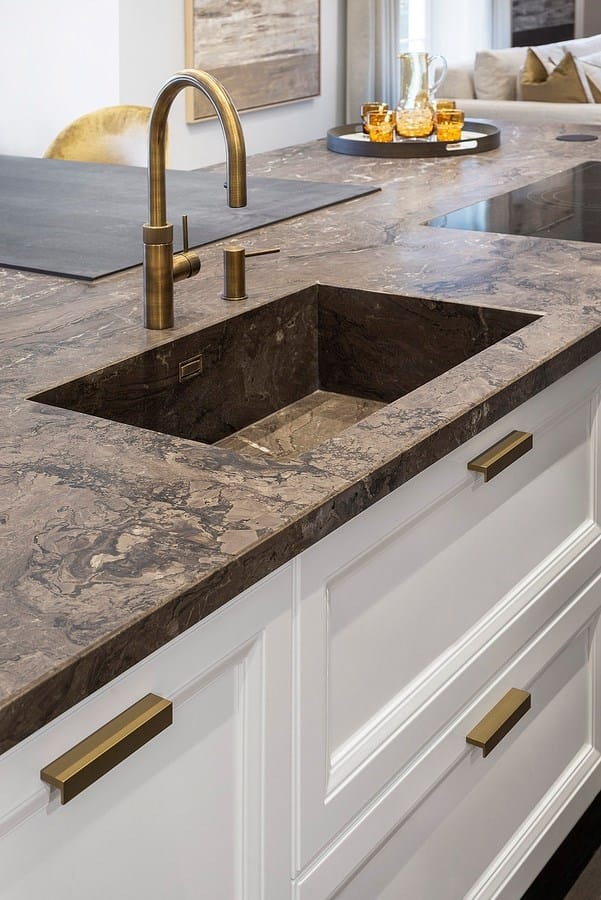 Кухня на заказ с рамными дверцами, выполненными по чертежу TM Italia Cucine D90 ARCH-00144296 - Вид №3