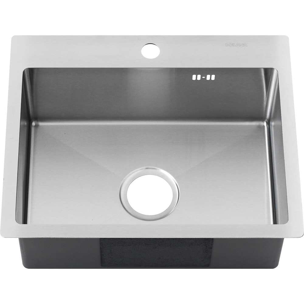Мойка R5343H MELANA ProfLine 3,0/200 САТИН врезная прямоугольная MLN-R5343H - Вид №4