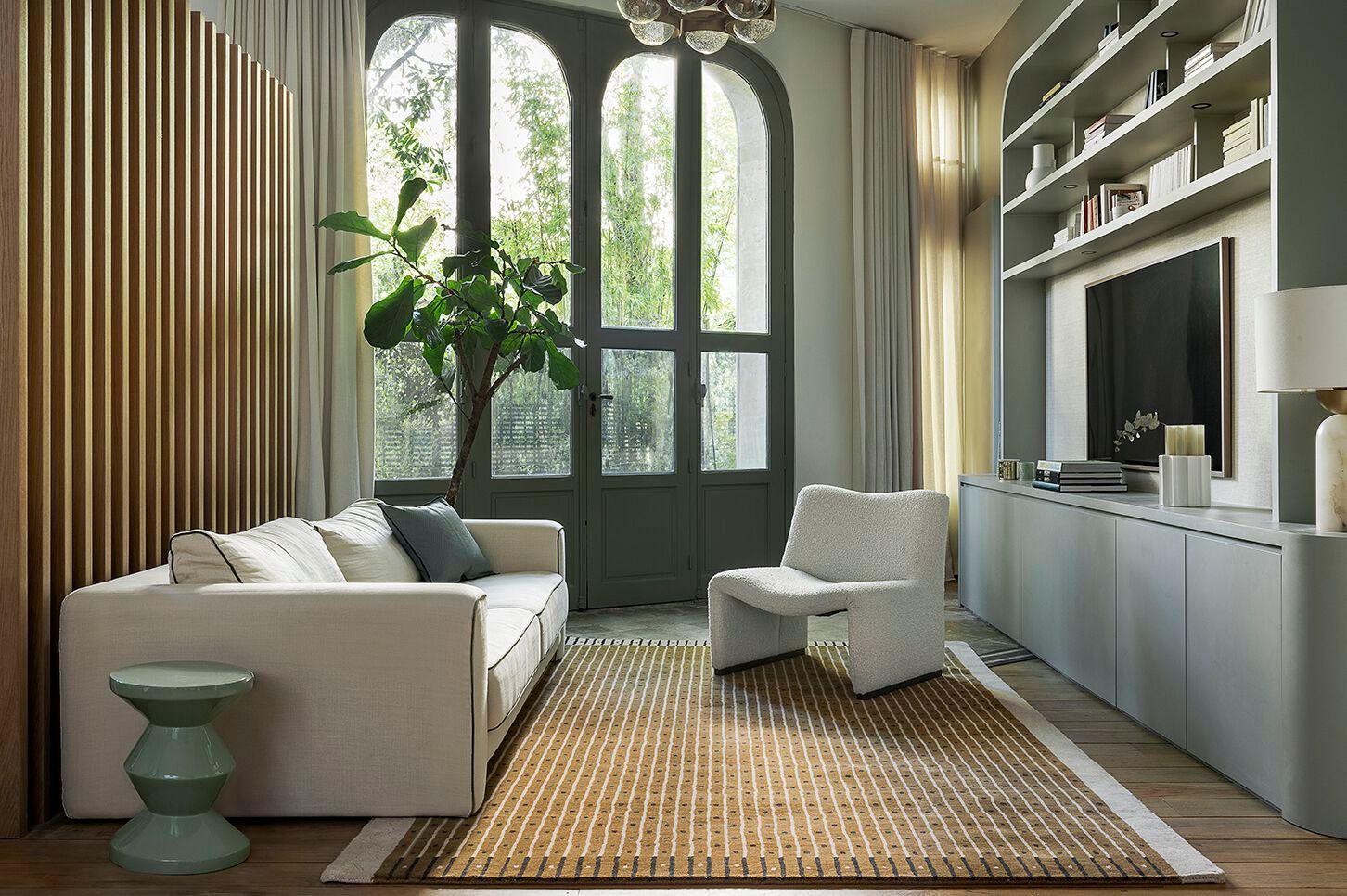 Шерстяной ковер ручной работы Toulemonde Bochart EXCLAMATION TABAC ARCH-00110222 - Вид №1