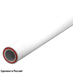 Труба полипропиленовая Ростерм Aqua армированная стекловолокном 63x10.5 мм SDR 6 PN 25 2 м