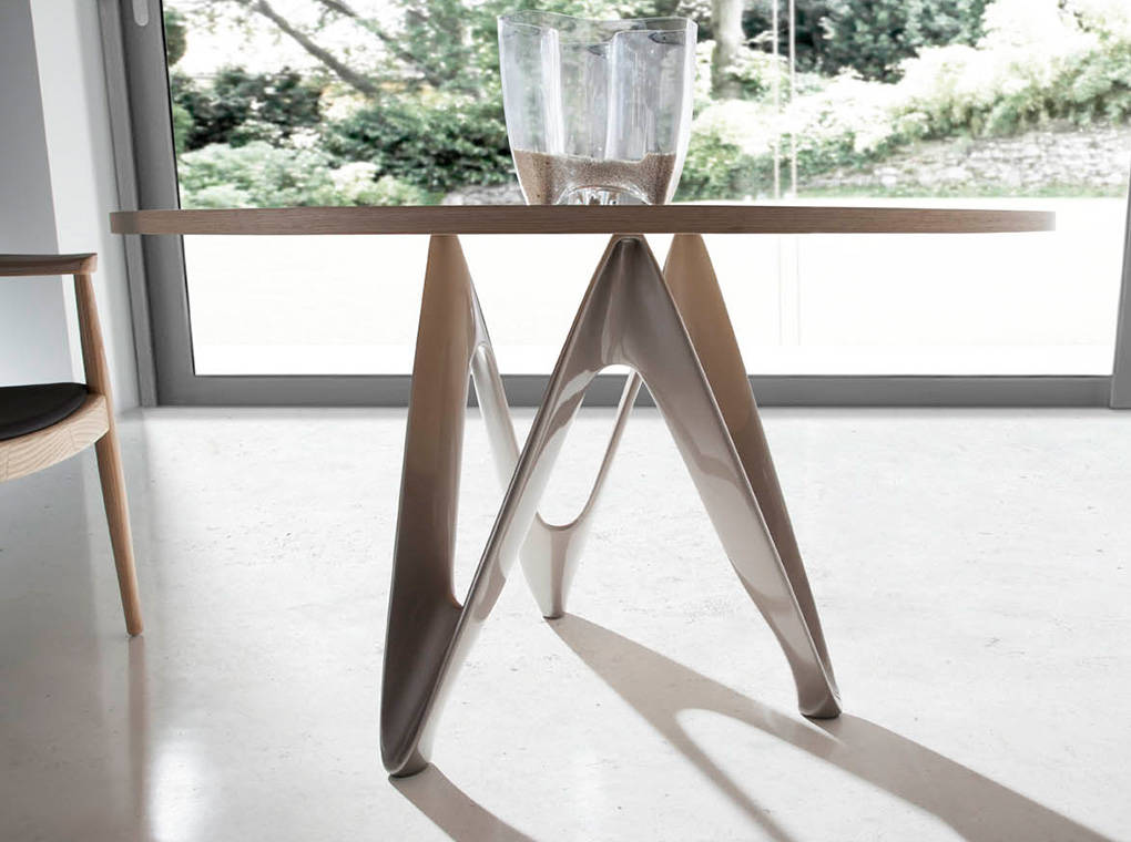 063187 Круглый стол B063 Nogal d110 Angel Cerda  - Вид №1