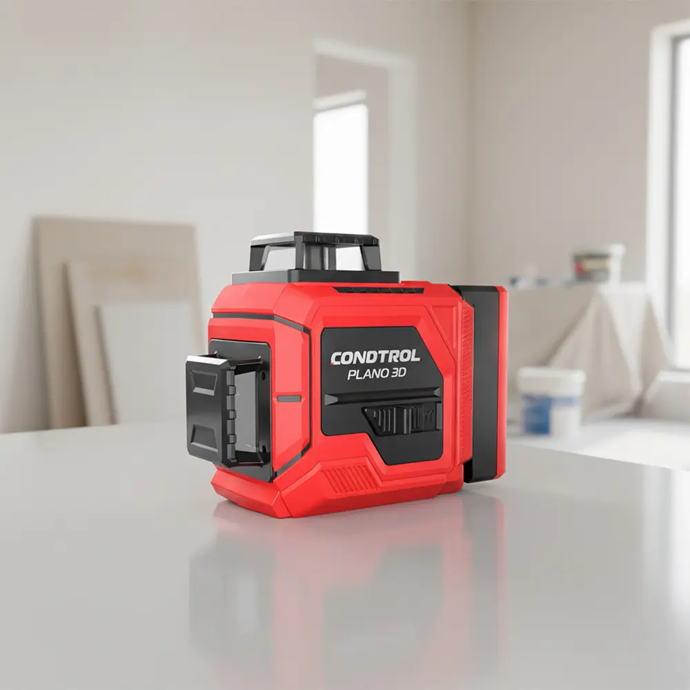 Уровень лазерный Condtrol Plano 3D зеленый луч, 60 м STLM-2153053 - Вид №3