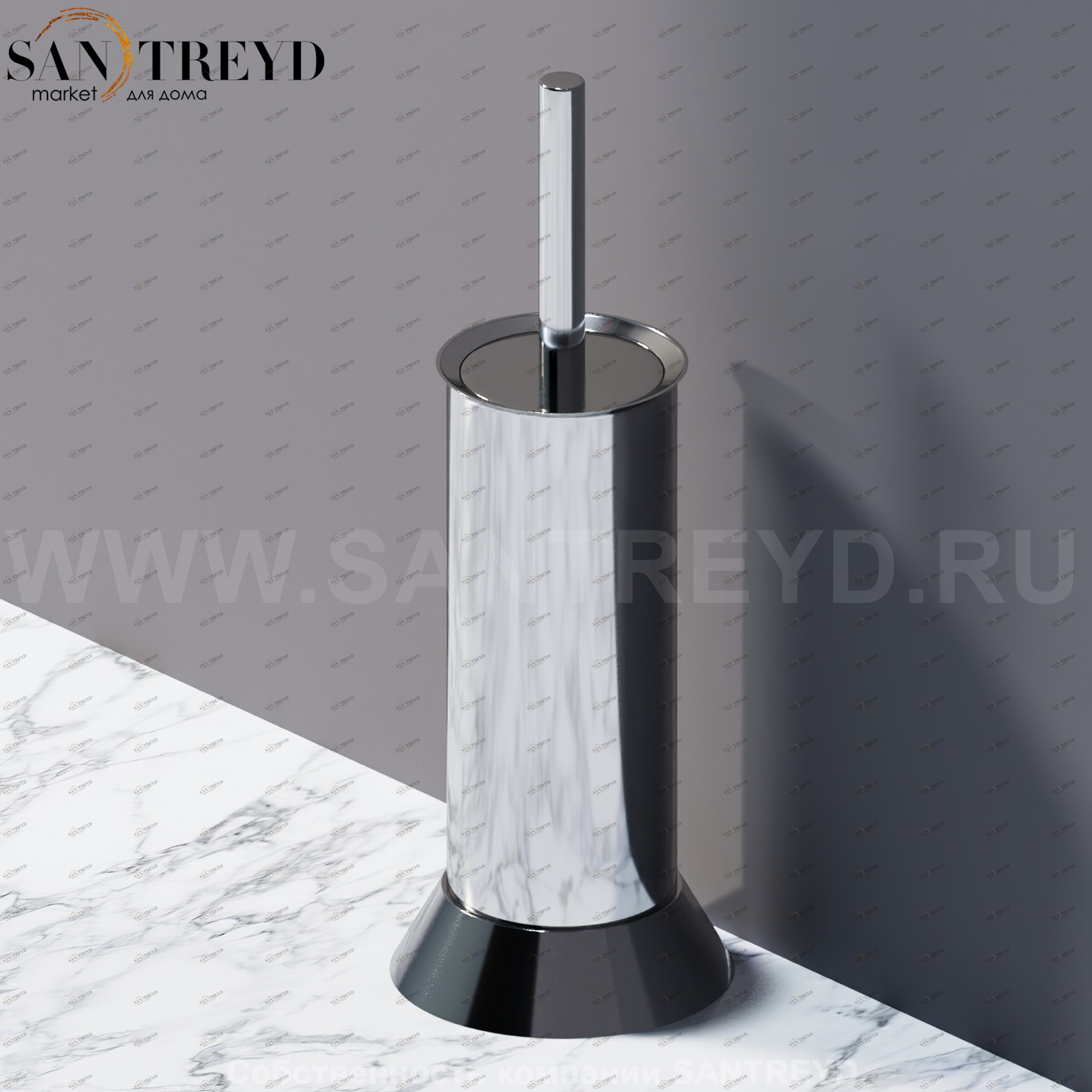 Agape O.L.C. Туалетый ёрш напольный хромированный AOLC0832S Аксессуары OLC