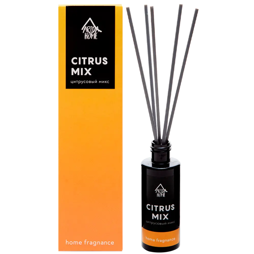 ARIDA HOME Цитрусовый аромадиффузор с натуральными палочками 50 мл 85327000 STLM-0061677