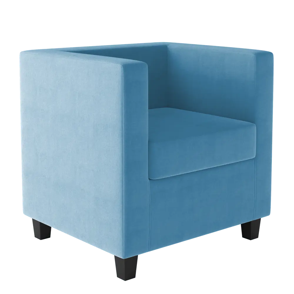 Кресло полиэстер Seasons Корса 73x65x73 см цвет голубой 85151537 STLM-2182155 