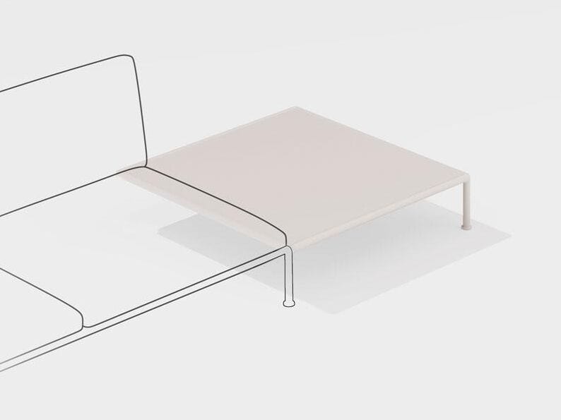 Алюминиевый низкий садовый столик с порошковым покрытием FAST Roè ARCH-00103787 - Вид №1