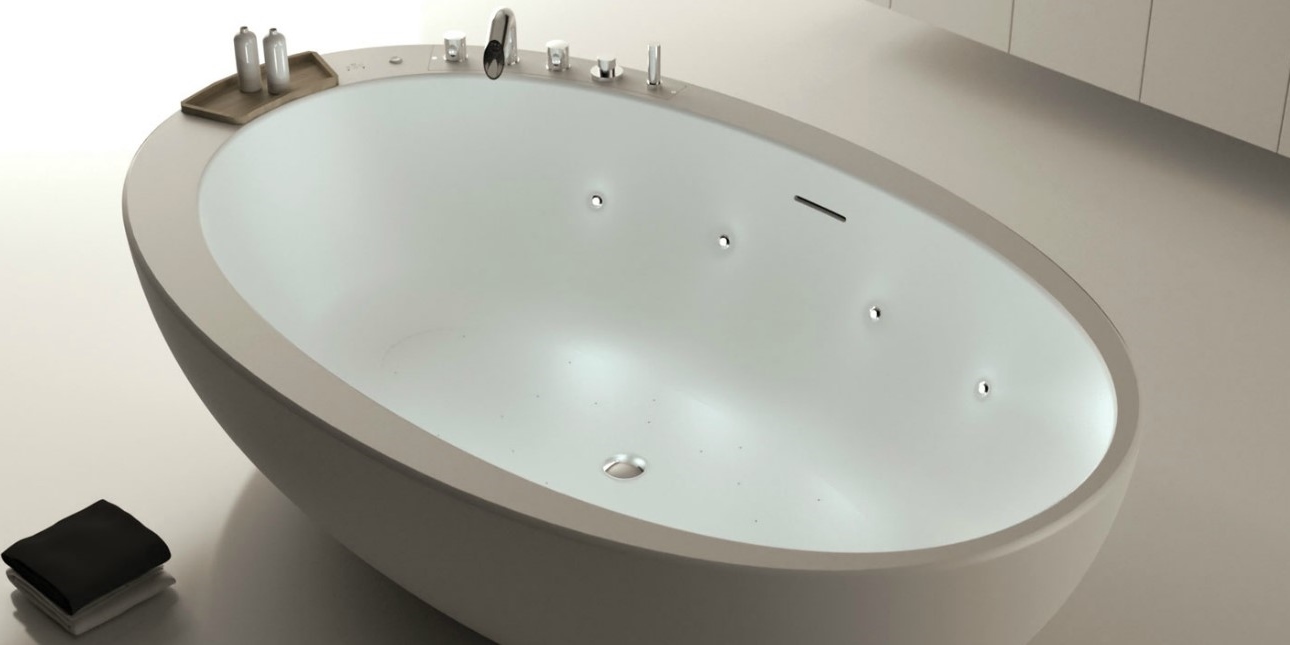 Design Ванна из Corian 1900x1200x500 Elitechnic белая MOMA Design ELTH301900 - Вид №5