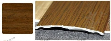 Профиль стыкоперекрывающий ПС 03.1800.088 орех ЛУКА 2541229