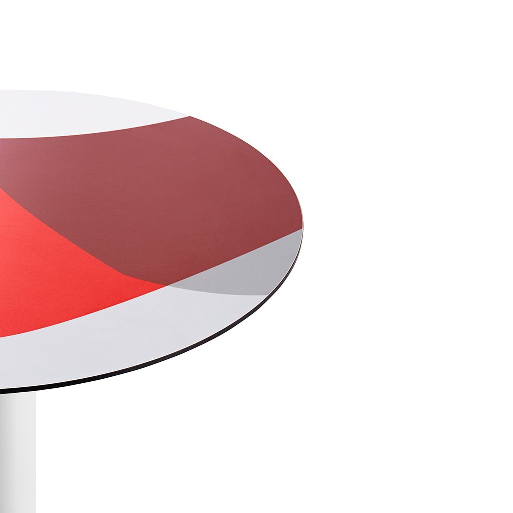 Высокий круглый ламинированный стол Diabla Abstrakt Mona ARCH-00140339 - Вид №5