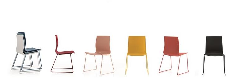 Sesta Стул для конференций, штабелируемый салазками из полипропилена Q3 sun-id-1347612 - Вид №5