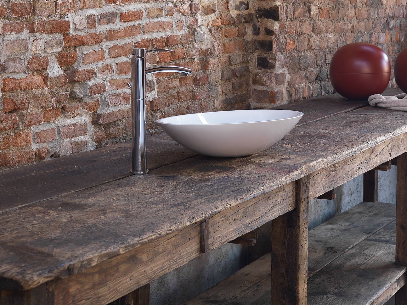 Керамическая круглая столешница Newform умывальники ARCH-00062371 - Вид №1