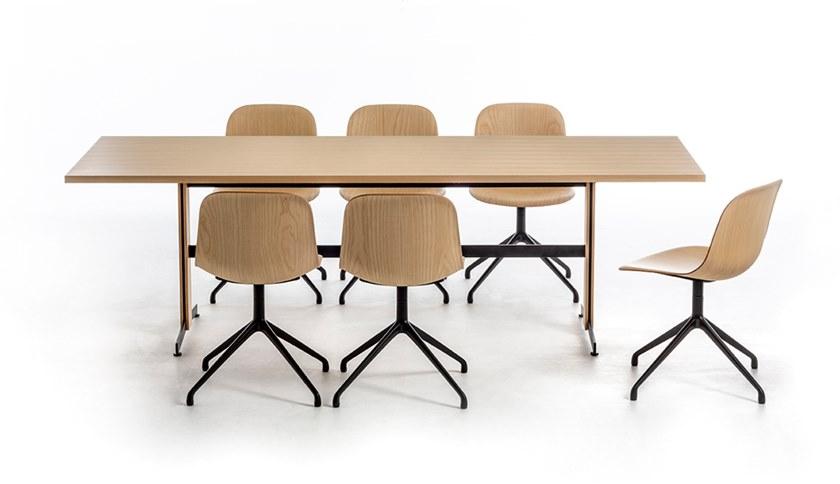 arrmet Прямоугольный стол из фанерованной древесины Piana 1069 - Вид №4