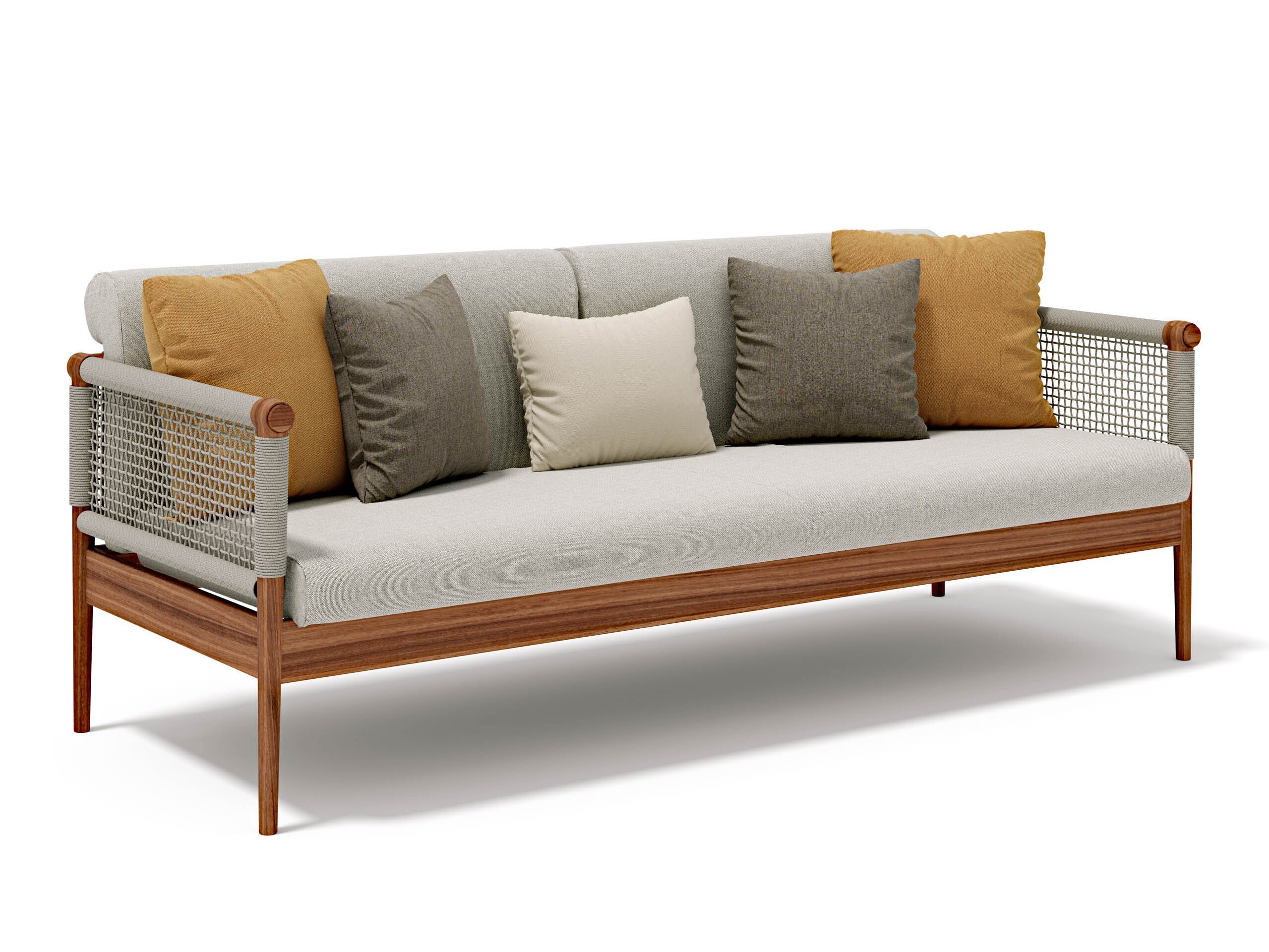 3-местный садовый диван из веревки и ткани Atmosphera Lodge .25 ARCH-00150016 - Вид №11