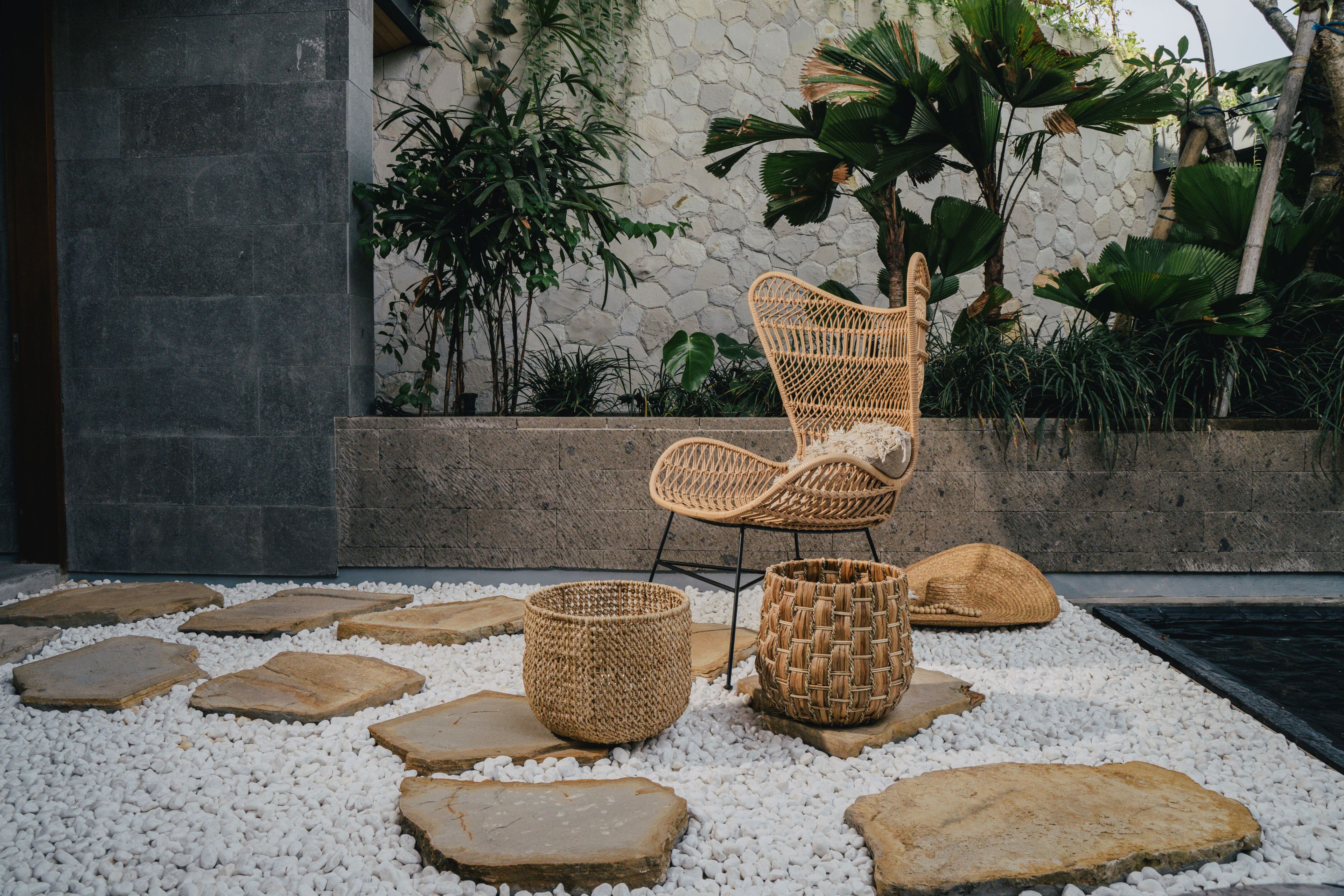 Садовое кресло из синтетического волокна с подлокотниками cbdesign Elga ARCH-00005139 - Вид №1