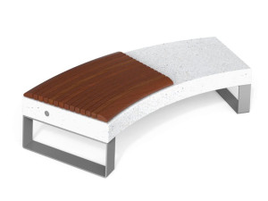 Изогнутая скамья HPC без спинки