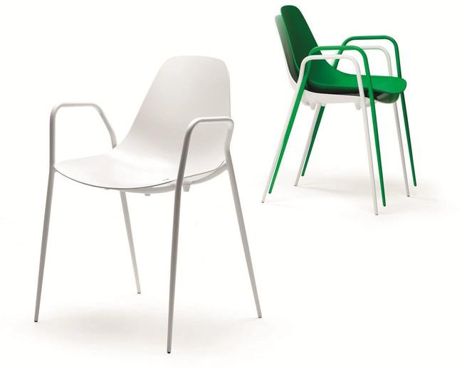 Opinion Ciatti Штабелируемый алюминиевый стул с подлокотниками Mammamia sun-id-1369011 - Вид №1