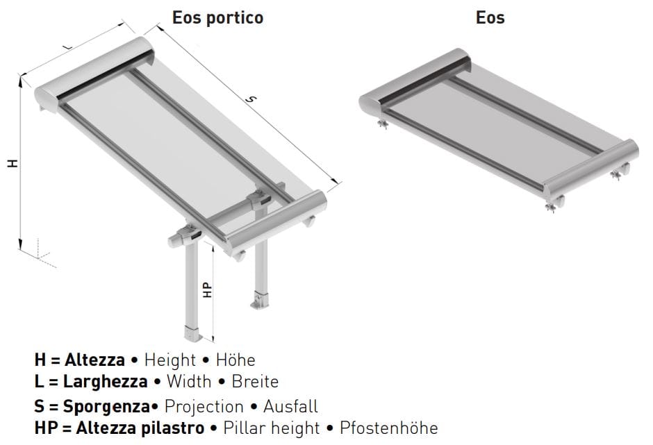 Пергола с раздвижной крышкой Gaviota EOS PORTICO ARCH-00035989 - Вид №2