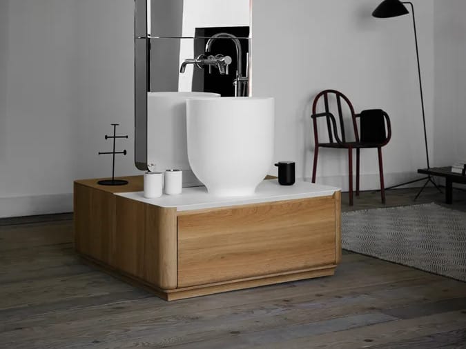 Круглая столешница из твердой поверхности Inbani ORIGIN ARCH-00139864