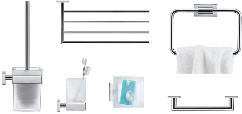 Duravit Ёршик для унитаза настенный стеклянный Karree 009957 - Вид №1