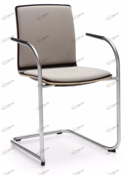 profim Консольный стул из ткани с подлокотниками со встроенной подушкой Com sun-id-1492316