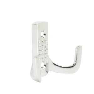 Крючок двухрожковый алюминий цвет хром 82924233 STLM-2204279